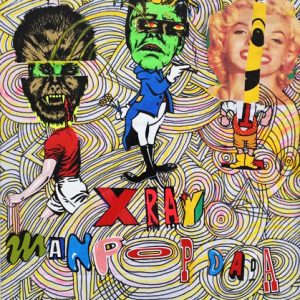 X-ray Manpop Dada – Original Artist’s Collage from Robert Rubbish